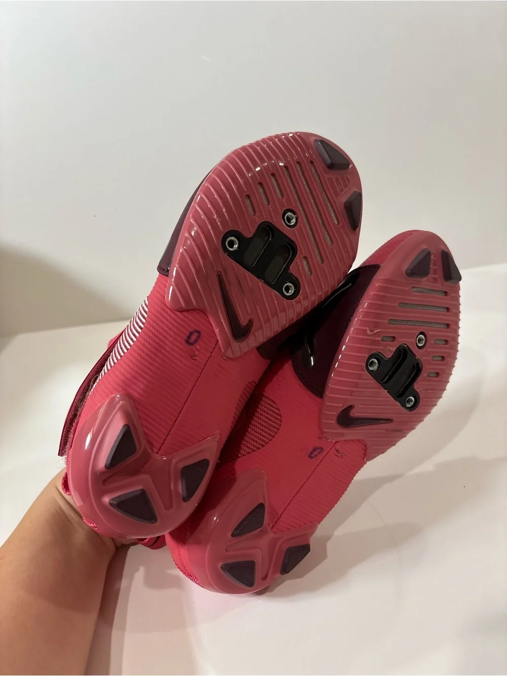 Nike SuperRep Spin Athletic Shoes - Dark Pink / Maroon - Picture 6 of 7